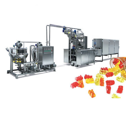 Chaîne de production gommeuse molle commerciale de sucrerie de gelée de sucrerie fournisseur