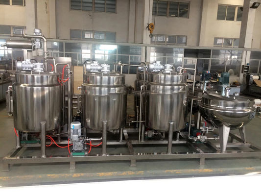 Ligne déposante de sucrerie dure de gelée de Commerical d'usine de boisson fournisseur