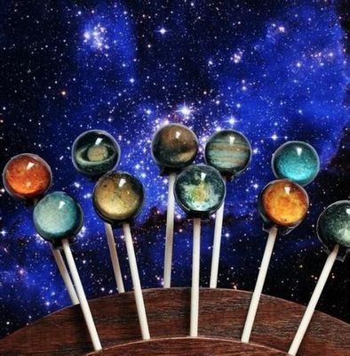 Sucrerie de lucette de galaxie faisant la machine fournisseur